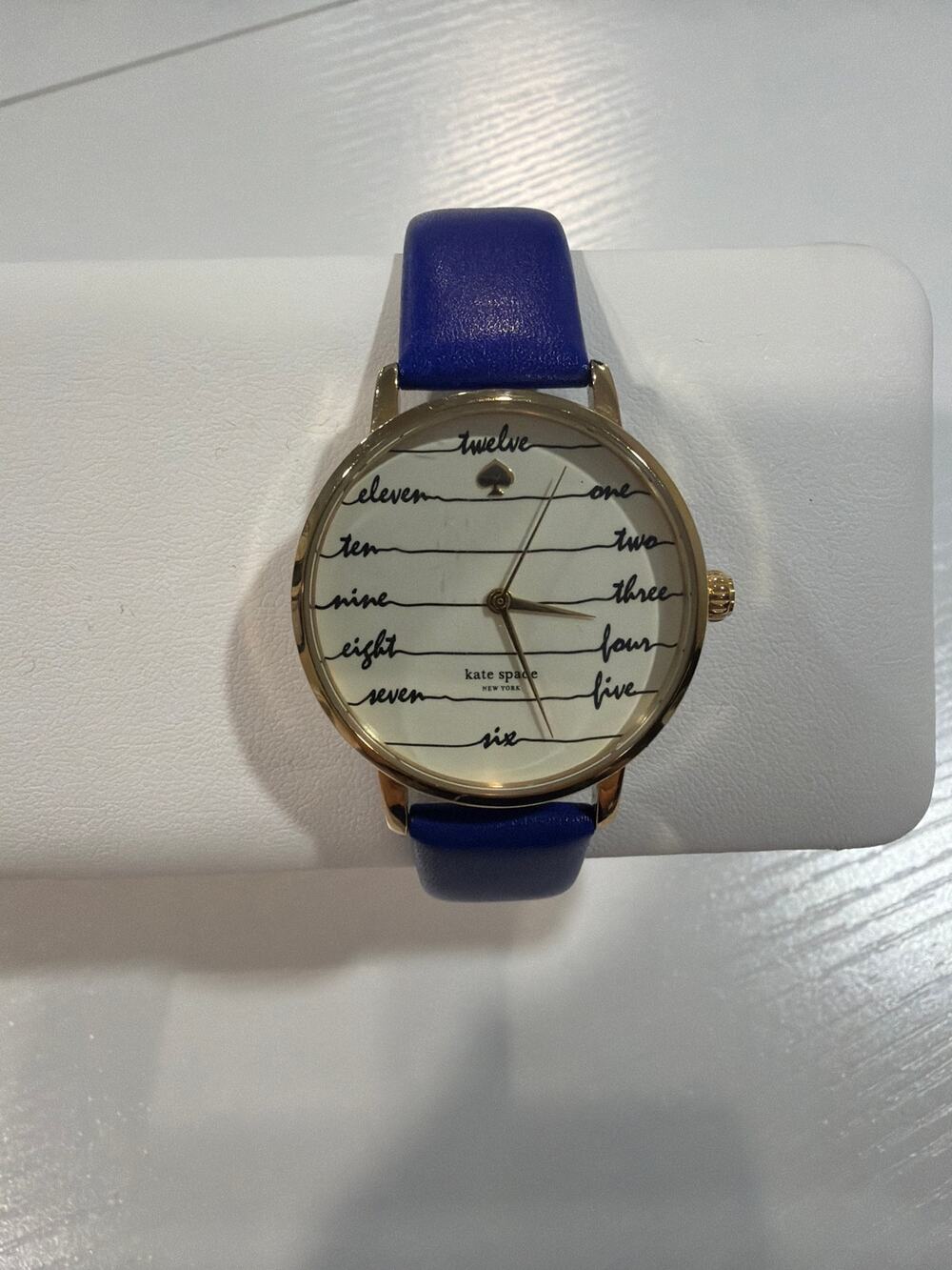 Kate Spade Leather Band Watch Blue